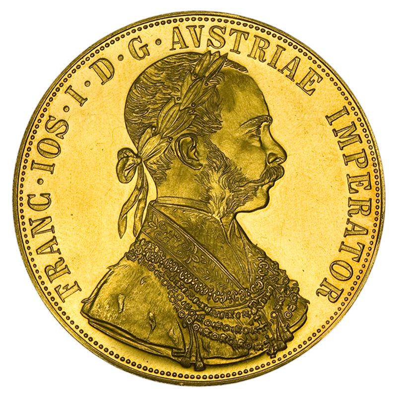 Goldmünze 4 Dukaten Österreich - pro aurum